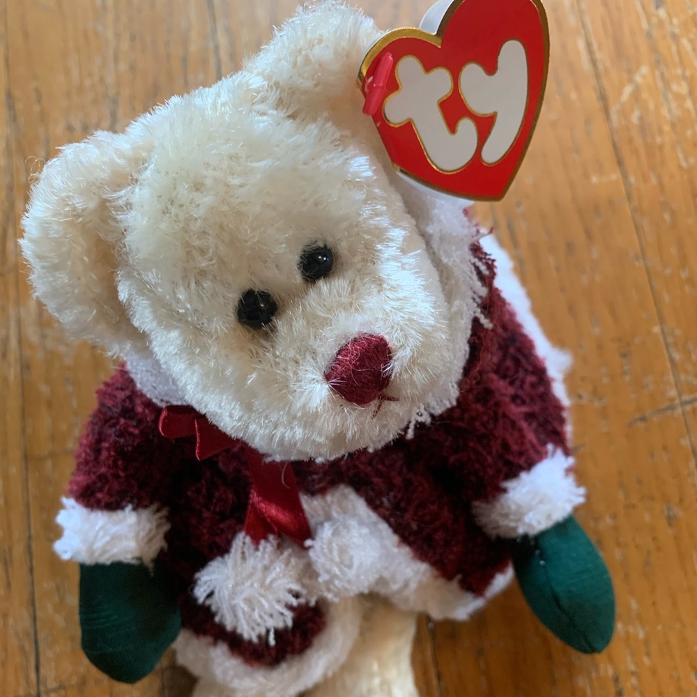 Mrs Santabear Beanie Baby